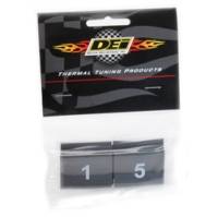 DEI - DEI 10849 DEI Wire Markers 8pc Set Numbered 1-8 - Black - Image 6