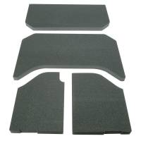 DEI - DEI 50131 DEI 07-10 Jeep Wrangler JK 4-Door Boom Mat Headliner - 4 Piece - Black - Image 1