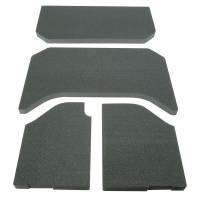DEI - DEI 50131 DEI 07-10 Jeep Wrangler JK 4-Door Boom Mat Headliner - 4 Piece - Black - Image 2