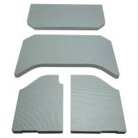 DEI - DEI 50133 DEI 07-10 Jeep Wrangler JK 4-Door Boom Mat Headliner - 4 Piece - Gray - Image 1