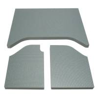 DEI - DEI 50134 DEI 07-10 Jeep Wrangler JK 2-Door Boom Mat Headliner - 3 Piece - Gray - Image 2
