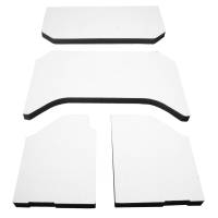 DEI - DEI 50135 DEI 07-10 Jeep Wrangler JK 4-Door Boom Mat Headliner - 4 Piece - White - Image 1