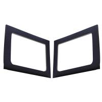 DEI - DEI 50149 DEI 11-18 Jeep Wrangler JK 4-Door Boom Mat Rear Side Window Trim - 2 Piece - Black - Image 2