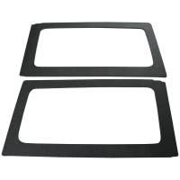 DEI - DEI 50152 DEI 11-18 Jeep Wrangler JK 2-Door Boom Mat Rear Side Window Trim - 2 Piece - Black - Image 3