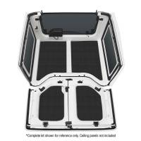 DEI - DEI 50152 DEI 11-18 Jeep Wrangler JK 2-Door Boom Mat Rear Side Window Trim - 2 Piece - Black - Image 5