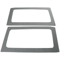 DEI - DEI 50153 DEI 11-18 Jeep Wrangler JK 2-Door Boom Mat Rear Side Window Trim - 2 Piece - Gray - Image 3