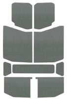 DEI - DEI 50169 DEI 18-23 Jeep Wrangler JL 4-Door Boom Mat Headliner - 9 Piece - Gray - Image 2