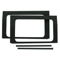 DEI - DEI 50173 DEI 18-23 Jeep Wrangler JL 4-Door Boom Mat Rear Side Window Trim - 4 Piece - Black - Image 2
