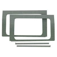DEI - DEI 50174 DEI 18-23 Jeep Wrangler JL 4-Door Boom Mat Rear Side Window Trim - 4 Piece - Gray - Image 2