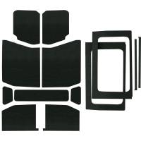 DEI - DEI 50178 DEI 18-23 Jeep Wrangler JL 4-Door Boom Mat Complete Headliner Kit - 13 Piece - Black - Image 1