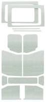 DEI - DEI 50180 DEI 18-23 Jeep Wrangler JL 4-Door Boom Mat Complete Headliner Kit - 13 Piece - White - Image 2