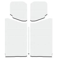DEI - DEI 50190 DEI 18-23 Jeep Wrangler JL 2-Door Boom Mat Headliner - 5 Piece - White - Image 2