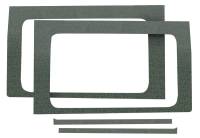 DEI - DEI 50269 DEI 18-23 Jeep Wrangler JL 2-Door Boom Mat Rear Side Window Trim - 2 Piece - Gray - Image 1