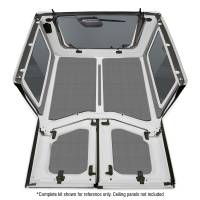 DEI - DEI 50269 DEI 18-23 Jeep Wrangler JL 2-Door Boom Mat Rear Side Window Trim - 2 Piece - Gray - Image 4