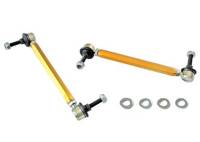 Whiteline - Whiteline KLC106 Whiteline 02-06 Mini Cooper S Front Swaybar link kit-Adjustable ball end links - Image 1