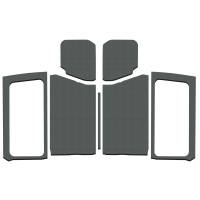 DEI - DEI 50281 DEI 18-23 Jeep Wrangler JL 2-Door Boom Mat Complete Headliner Kit - 7 Piece - White - Image 2