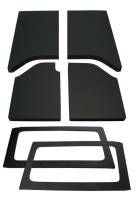 DEI - DEI 50285 DEI 11-18 Jeep Wrangler JK 2-Door Boom Mat Complete Headliner Kit - 6 Piece - Black - Image 1