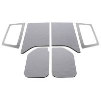 DEI - DEI 50286 DEI 11-18 Jeep Wrangler JK 2-Door Boom Mat Complete Headliner Kit - 6 Piece - Gray - Image 1