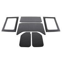 DEI - DEI 50290 DEI 11-18 Jeep Wrangler JK 4-Door Boom Mat Complete Headliner Kit - 6 Piece - Black - Image 1