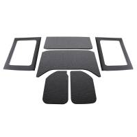 DEI - DEI 50290 DEI 11-18 Jeep Wrangler JK 4-Door Boom Mat Complete Headliner Kit - 6 Piece - Black - Image 2