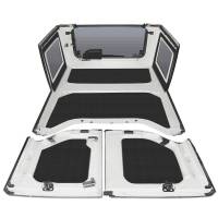 DEI - DEI 50290 DEI 11-18 Jeep Wrangler JK 4-Door Boom Mat Complete Headliner Kit - 6 Piece - Black - Image 6
