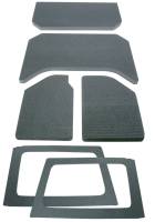 DEI - DEI 50291 DEI 11-18 Jeep Wrangler JK 4-Door Boom Mat Complete Headliner Kit - 6 Piece - Gray - Image 2