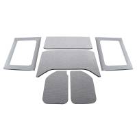DEI - DEI 50291 DEI 11-18 Jeep Wrangler JK 4-Door Boom Mat Complete Headliner Kit - 6 Piece - Gray - Image 3