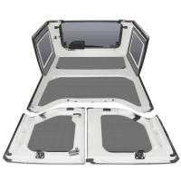 DEI - DEI 50291 DEI 11-18 Jeep Wrangler JK 4-Door Boom Mat Complete Headliner Kit - 6 Piece - Gray - Image 5