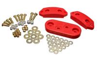 Energy Suspension - Energy Suspension 15.1101R Energy Suspension 61-73 VW Beetle/70-73 Super Beetle Red Motor and Trans Mount Bushings (Inc H/W) - Fits 1961-1973 Volkswagen Beetle - Image 1