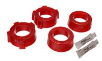 Energy Suspension - Energy Suspension 15.2109R Energy Suspension 69-78 Volkswagen (Air Cooled) Red Rear Spring Plate Bushing Set - Fits 1969-1978 Volkswagen Beetle, Super Beetle - Image 1