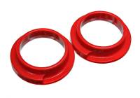 Energy Suspension - Energy Suspension 15.6103R Energy Suspension Universal 3in ID 4 5/16in OD 1 1/8in H Red Coil Spring Isolators (2 per set) - Fits 1985-1999 Volkswagen Jetta - Image 1