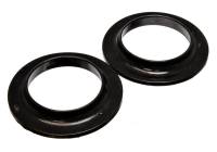 Energy Suspension - Energy Suspension 9.6108G Energy Suspension Universal 3-3/4in ID 5-13/16in OD 7/8in H Black Coil Spring Isolators (2 per set) - Image 1