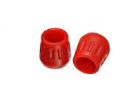 Energy Suspension - Energy Suspension 9.6111R Energy Suspension Universal Red 1-3/8in OD x 1/2in McPherson ID Strut Bump Stop Set - Image 1