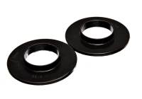 Energy Suspension - Energy Suspension 9.6116G Energy Suspension Universal 2 3/16in ID 4 9/16in OD 5/8in H Black Coil Spring Isolators (2 per set) - Image 1