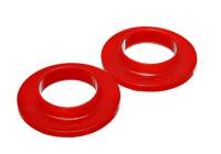 Energy Suspension - Energy Suspension 9.6118R Energy Suspension Universal 2 1/8in ID 3 3/4in OD 3/4in H Red Coil Spring Isolators (2 per set) - Fits 2015-2020 Volkswagen, Audi models - Image 1