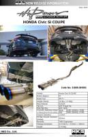 HKS - HKS 31006-BH001 HKS Hi-Power Muffler for Civic SI Coupe (FC3) - Image 2