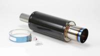 HKS - HKS 31012-BA001 HKS Universal Carbon-Ti Cat-back Exhaust - 170mm Shell/75mm Diameter - Image 4