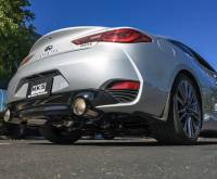 HKS - HKS 31014-KN001 HKS 2017 Infiniti Q60 (RWD) Dual Hi-Power Titanium Tip Catback Exhaust - Image 2