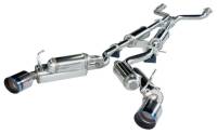 HKS - HKS 32009-BN003 HKS 08-13 Infiniti G37 Coupe Dual Hi-Power Ti Tip Catback Exhaust (SUS304 NO COATING) - Image 2