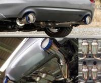 HKS - HKS 32009-BN005 HKS Q50 VQ37 Dual Hi-Power Titanium Tip Catback Exhaust - Image 2