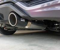 HKS - HKS 32016-KH001 HKS Hi-Power Muffler 2014+ Honda Fit Sport GK5 w/ Carbon Tips - Image 1