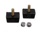 Energy Suspension - Energy Suspension 9.9118G Energy Suspension Univ Blk 7/8in H x 1-7/8in L x 1-3/8in W Low Profile Rectangular Bump Stops (2 ea) - Image 1