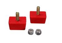 Energy Suspension - Energy Suspension 9.9118R Energy Suspension Univ Red 7/8in H x 1-7/8in L x 1-3/8in W Low Profile Rectangular Bump Stops (2 ea) - Image 3