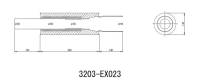 HKS - HKS 3203-EX023 HKS Universal Muffler 2.5 Inlet / 3.7in Outlet (SUS304 NO COATING) - Image 3