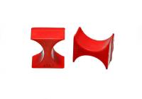 Energy Suspension - Energy Suspension 9.9161R Energy Suspension 2 X 2 Shock Isolator Set - Red - Image 1