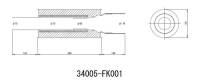 HKS - HKS 34005-FK001 HKS Universal Stainless Hi Power 170mm Titanium Muffler - Image 3