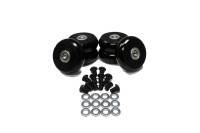 Energy Suspension - Energy Suspension 9.9172G Energy Suspension 2.375in Black Hyper-Glide PolyCreeper Wheels (Set of 6) - Image 2