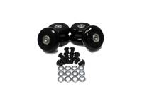 Energy Suspension - Energy Suspension 9.9172G Energy Suspension 2.375in Black Hyper-Glide PolyCreeper Wheels (Set of 6) - Image 3