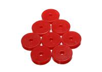 Energy Suspension - Energy Suspension 9.9528R Energy Suspension Polyurethane Pad Set - 2-9/32in OD x 7/16in Hole ID x 1/2in Height - Round Red - Image 3