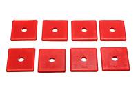 Energy Suspension - Energy Suspension 9.9533R Energy Suspension Pad - Med - 2in SQ x 7/16in ID x 1/4in H - Red - Image 1
